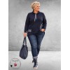 LEAH Curve Shirt Sportief/Stijlvol Donkerblauw