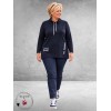 LEAH Curve Shirt Sportief/Stijlvol Donkerblauw
