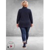 LEAH Curve Shirt Sportief/Stijlvol Donkerblauw