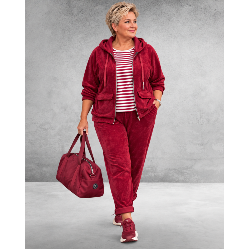 LEAH CURVE Sweater Breton Streep