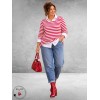 LEAH CURVE Sweater Breton Streep