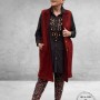 JUST FOR YOU Gilet MARJA Bordeaux
