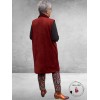 JUST FOR YOU Gilet MARJA Bordeaux