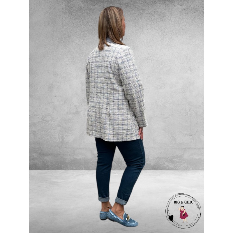 Just For You Blazer Adel Blauw 