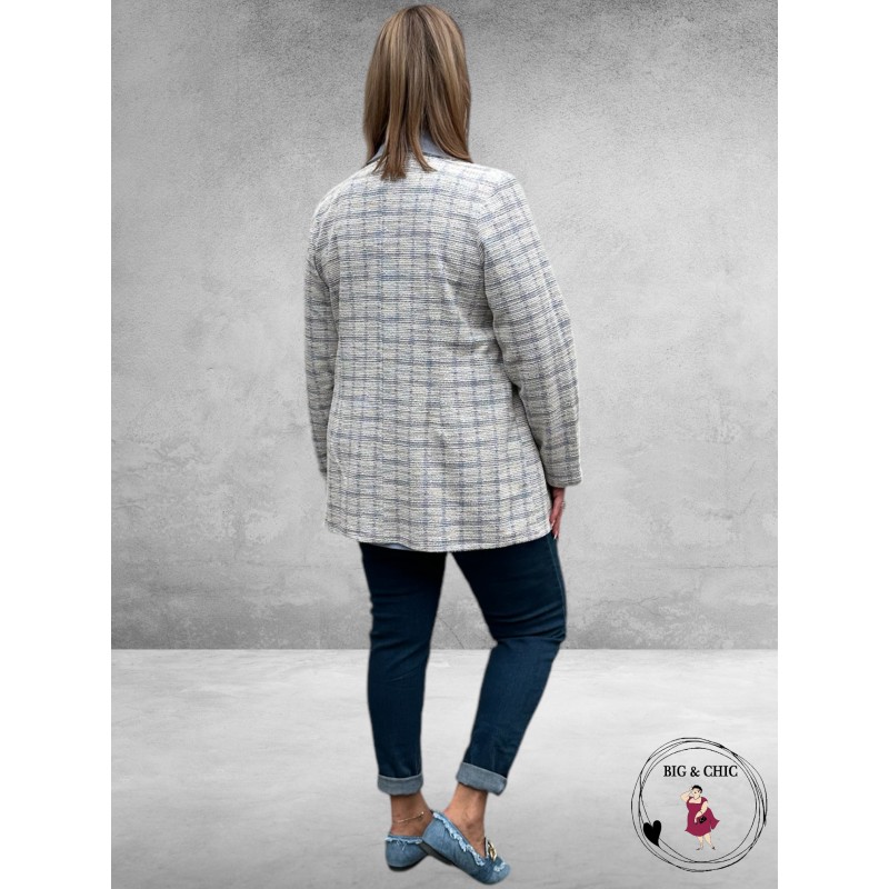 Just For You Blazer Adel Blauw 