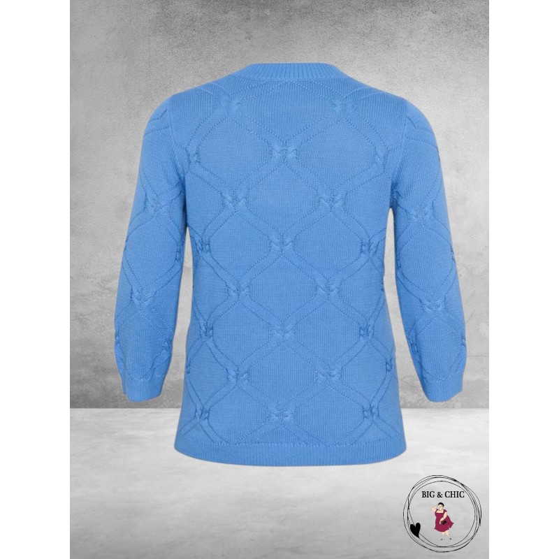 KAFFE CURVE Knit Pullover Carlie Ebb And Flow