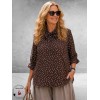 Kaffe curve Blouse Ditte Coffe Bean Dots