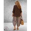 Kaffe curve Blouse Ditte Coffe Bean Dots
