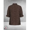 Kaffe curve Blouse Ditte Coffe Bean Dots