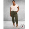 KAFFE CURVE Capri Broek Nana Grape Leaf
