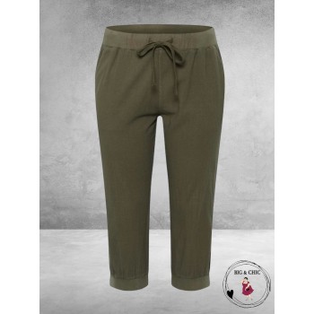 KAFFE CURVE Capri Broek Nana Grape Leaf