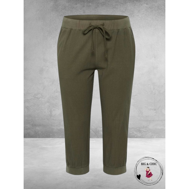 KAFFE CURVE Capri Broek Nana Grape Leaf
