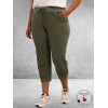 KAFFE CURVE Capri Broek Nana Grape Leaf