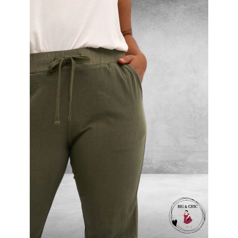 KAFFE CURVE Capri Broek Nana Grape Leaf