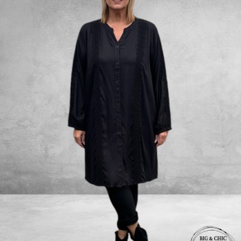 KAFFE CURVE Doorknoop Jurk Blouse Sabrine