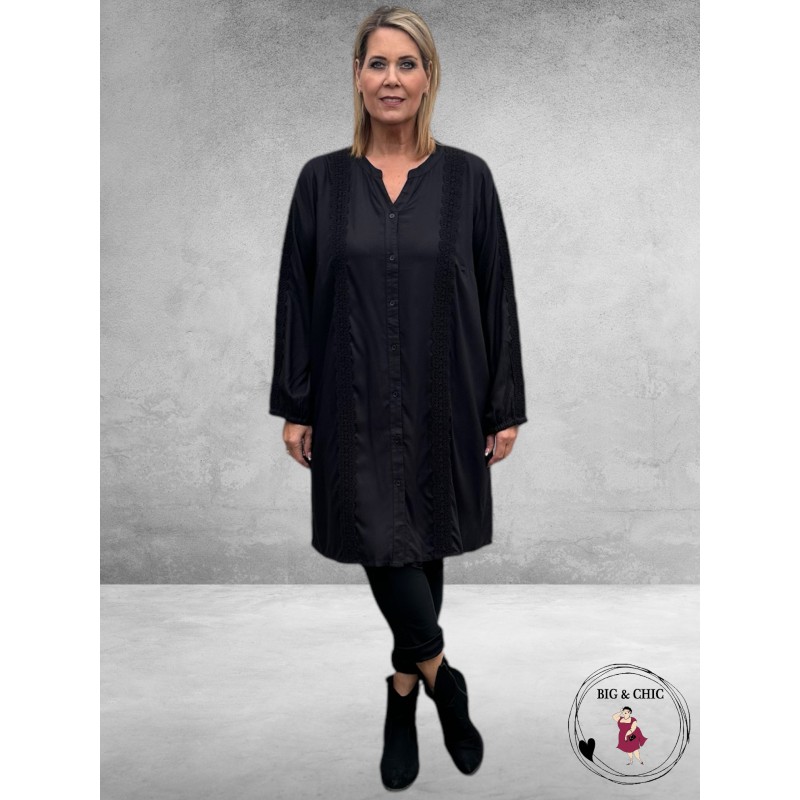 KAFFE CURVE Doorknoop Jurk Blouse Sabrine