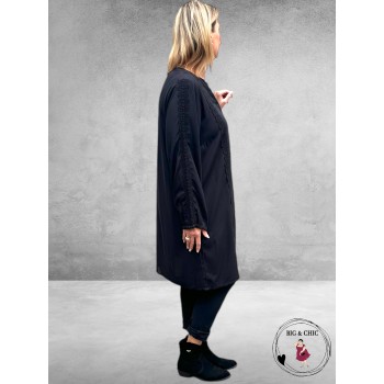 KAFFE CURVE Doorknoop Jurk Blouse Sabrine