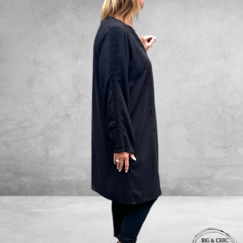 KAFFE CURVE Doorknoop Jurk Blouse Sabrine