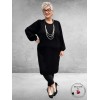 KAFFE CURVE Jurk Loni Black Deep