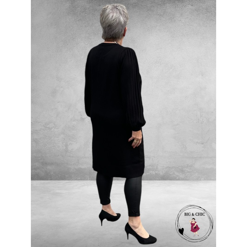 KAFFE CURVE Jurk Loni Black Deep