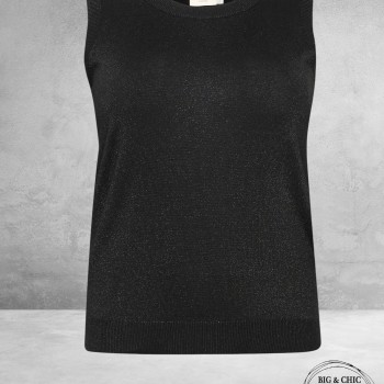 KAFFE CURVE Top Regitta Zwart