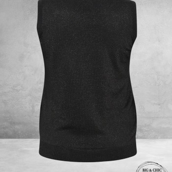 KAFFE CURVE Top Regitta Zwart