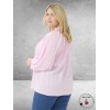 KAFFE CURVE Blouse Linna Lilac Snow