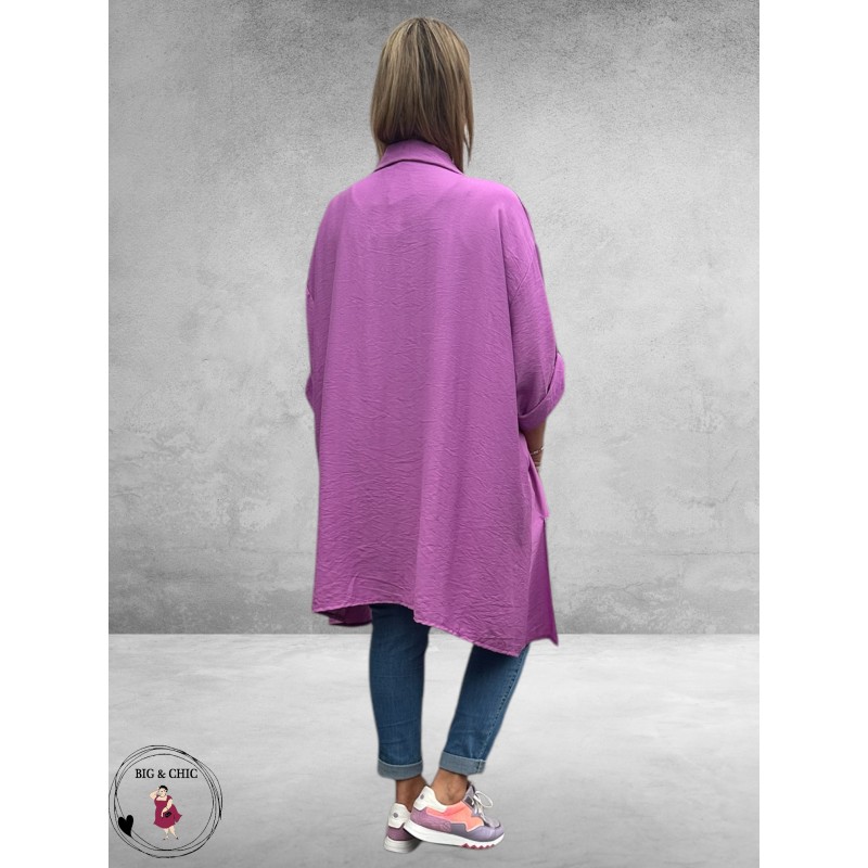 NEW COLLECTION Blouse Hig/Low Lila