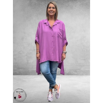NEW COLLECTION Blouse Hig/Low Lila