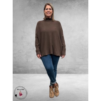 ITALY MODA Trui Choco 