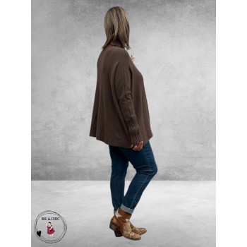 ITALY MODA Trui Choco 