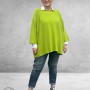 Trui Gebreid Kiwi Groen Oversize