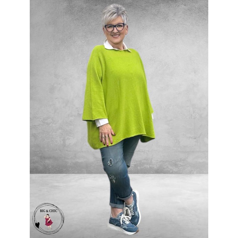 Trui Gebreid Kiwi Groen Oversize