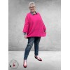 Trui Gebreid Fuchsia Oversize