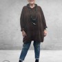 New Collection Trui met Capuchon Bruin