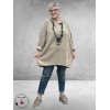 New Collection Trui met Capuchon Beige