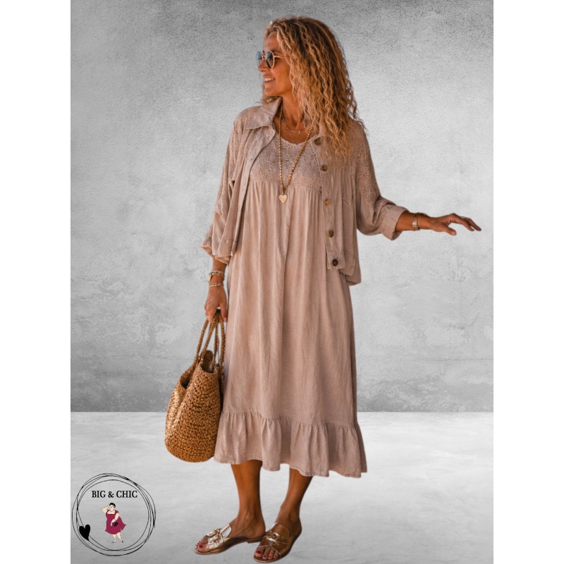 La Casa Jasje Linnen Beige