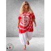 La Casa Kaftan Shirt Tie-Dye Rood