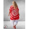 La Casa Kaftan Shirt Tie-Dye Rood
