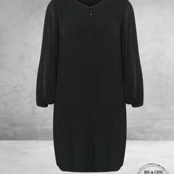 Kaffe Curve Jurk  Wilina Zwart