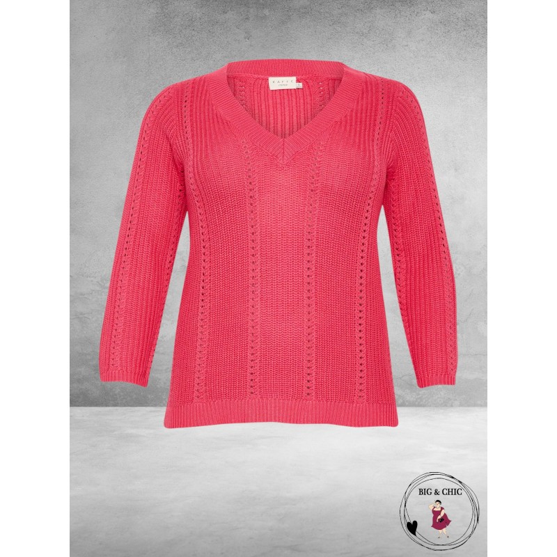 Kaffe Curve Trui Clorry Rasberry