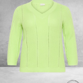 Kaffe Curve Trui Clorry Lettuce green