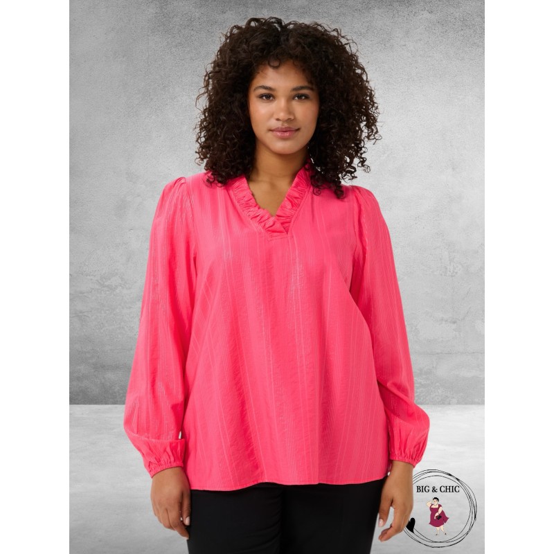 KAFFE Curve Blouse Anni Raspberry