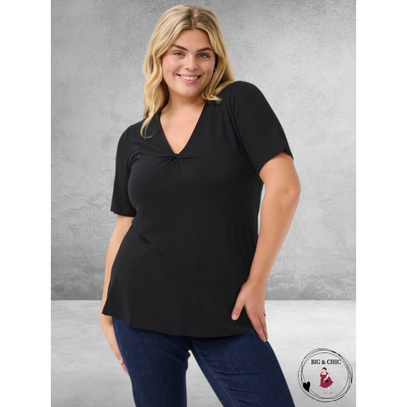 KAFFE Curve T-Shirt Zwart Winni