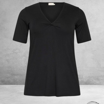 KAFFE Curve T-Shirt Zwart Winni