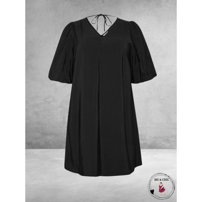 KAFFE Curve Jurk Gabbi Zwart