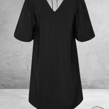 KAFFE Curve Jurk Gabbi Zwart