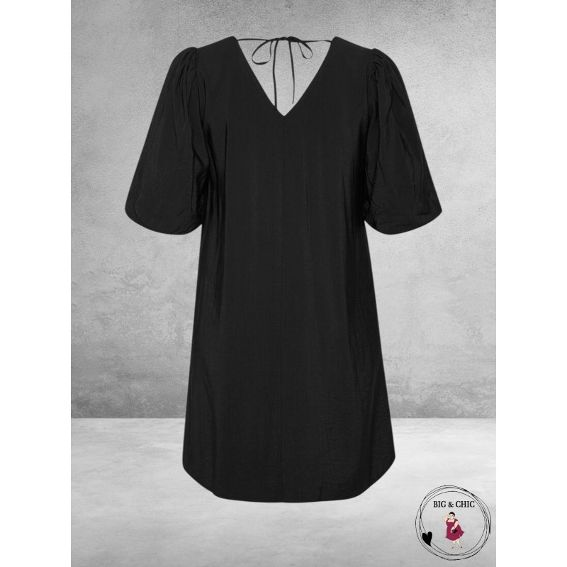 KAFFE Curve Jurk Gabbi Zwart