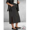 KAFFE CURVE Rok Nana Liah Black Oyster