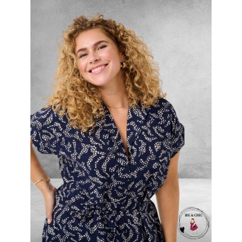 KAFFE CURVE Doorknoop Jurk Beate